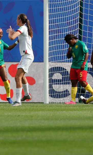 England beats seething Cameroon 3-0 to advance in World Cup
